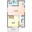 木曽川町黒田三ノ通り貸家の間取図