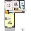 D-room 森本の間取図