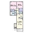 ヴィラ ドリームの間取図
