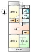 各務原市鵜沼東町6丁目の間取図