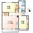 青木マンションの間取図