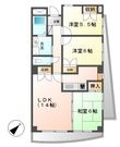 ローズガーデン楠元の間取図