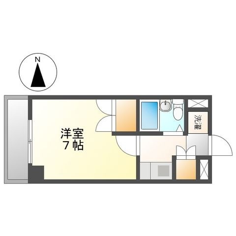 拡大写真:ハイツグリーンピア 2階201の間取り
