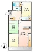 本山マンションの間取図