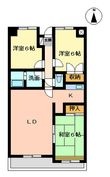 写真：名古屋市名東区新宿２丁目 6階602の間取図