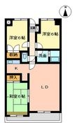 写真：名古屋市名東区新宿２丁目 6階603の間取図