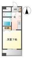 名古屋市名東区望が丘の間取図