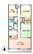 クレストヒルズ東山の間取図