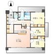 名古屋市千種区萱場2丁目の間取図