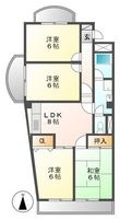 名古屋市名東区一社4丁目の間取図