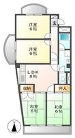 名古屋市名東区一社4丁目の間取図