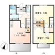 名古屋市名東区八前2丁目の間取図