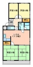 名古屋市名東区上社２丁目の間取図