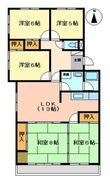 名古屋市名東区上社２丁目の間取図