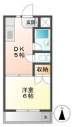 桑原コーポAの間取図
