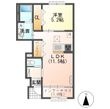 名古屋市名東区本郷3丁目の間取図