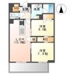 名古屋市名東区藤見が丘の間取図