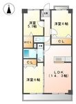 グランシャリオ南の間取図