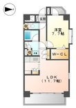 ラドーニ清水の間取図