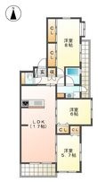 シンフォニー城見の間取図