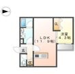 クラージュ黒川の間取図