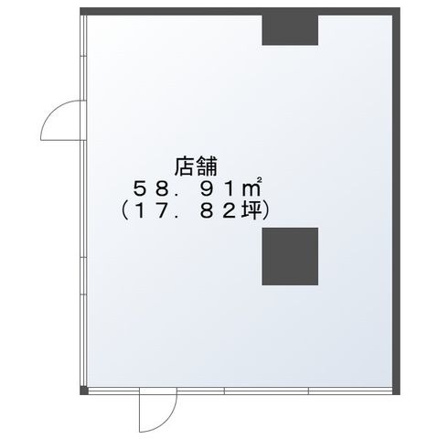 拡大写真：市川市市川南１丁目 1階104の間取り