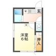 フェリシア市川の間取図