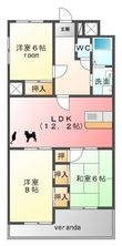 ファーストレジデンスの間取図