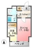 ゴールドライフマンション宇都宮の間取図