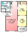 ミヤビタウンの間取図