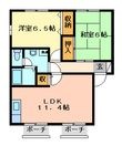 宇都宮市簗瀬町の間取図