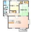 宇都宮市下川俣町の間取図