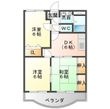 サンライズ田宗Ⅱの間取図