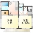 筑西平屋貸家9の間取図