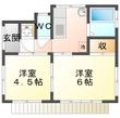 筑西平屋貸家20の間取図