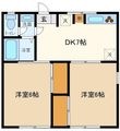 エステートピア一丁目Aの間取図