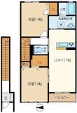 フィオーレAの間取図