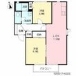 プラスパ高畑Aの間取図