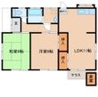 大在北S・H貸家の間取図