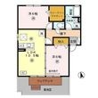 サンマリン北Bの間取図