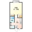 写真:ハイツベイサイドB棟 2階205の間取図