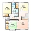 ルレエシャトウＢ棟の間取図