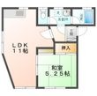 リバーハイツＳの間取図