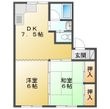 ハイツＫの間取図