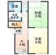小川ハイツ２号の間取図