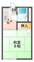 桜川パークハイツの間取図