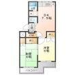 カネモトハイツの間取図