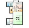 コーポしぶやの間取図