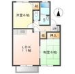 パークビューテラスAの間取図