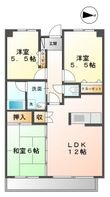 ANNEX OSAWAマンションの間取図